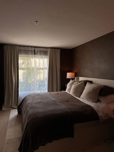 Limewashed bedroom